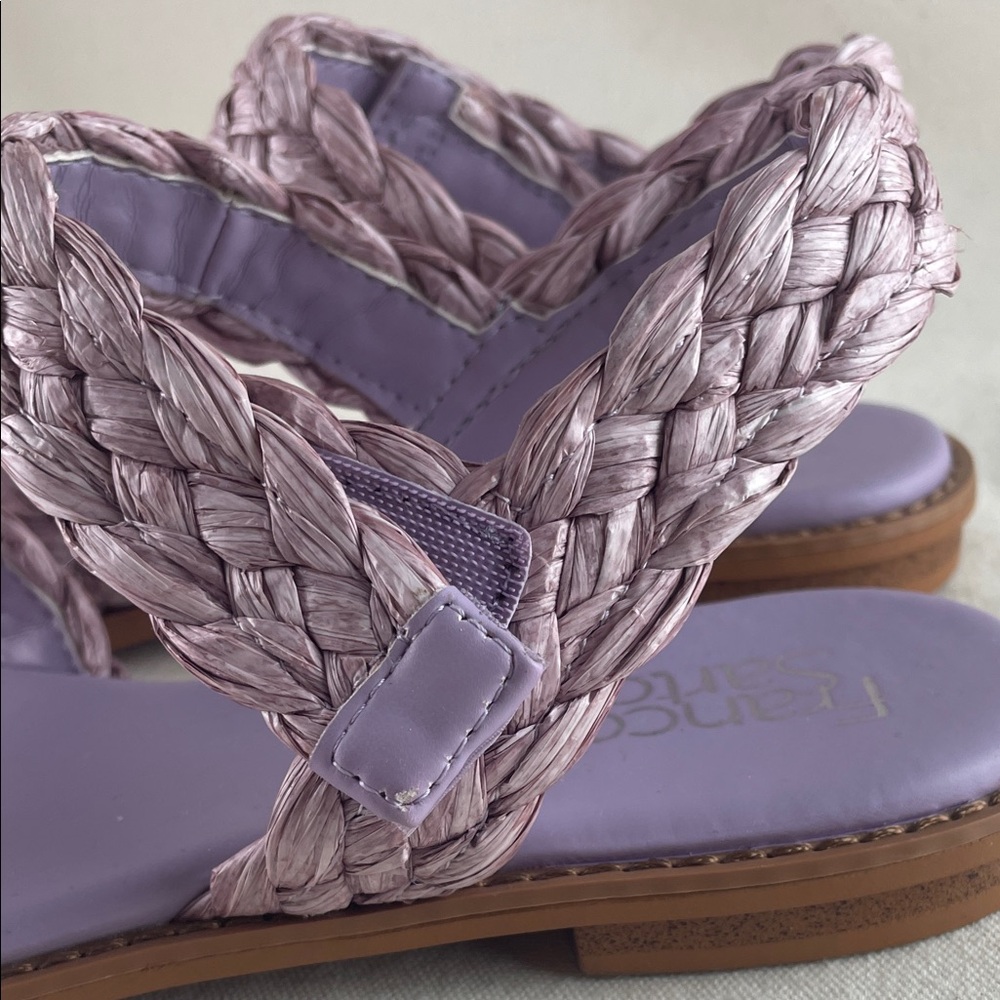 Franco Sarto Lavender Braided Sandals Size 9.5 - Picture 5 of 11